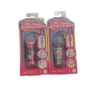 Mattel Mini BarbieLand Cutie & Pop Reveal Doll Set 2 Blind Box Surprise Toys 4+